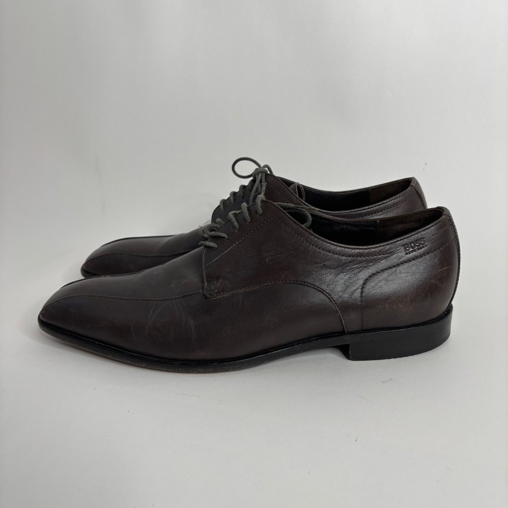 Hugo Boss Vero Cuoio leather dress shoe size 8.5 Men’s - Picture 4 of 6